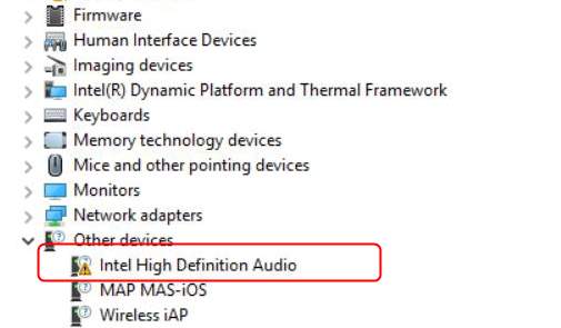 intel high definition dsp driver windows 10 lenovo